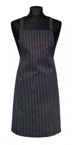 Fartuch_zapaska_z karczkiem_czarna_w_białe_paski1.jpg