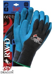 RWD rękawice robocze ocieplane powlekane gumą