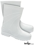 Kalosze damskie  WELLINGTON białe EVA z wyjmowanym ocieplaczem