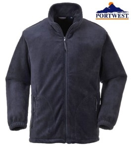 PORTWEST miękki grubszy polar F400 duże rozmiary  4XL 5XL 6XL granatowy i czarny
