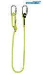 PROTEKT lina bezpieczeństwa LB100HV regulowana z zatrzaśnikami 2m żółta