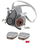 Maska 3M 6000 półmaska lakiernicza z pochłaniaczami A1 6051