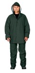 Komplet przeciwdeszczowy KPLPU z elastycznego materiału zielony 4XL 5XL 6XL