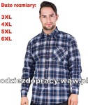 Koszula flanelowa KF bawełniana duże rozmiary 3XL 4XL 5XL 6XL