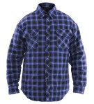 Koszula zimowa flanelowa ocieplana OI 15-N niebieska