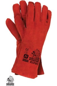 RSPBCINDIANEX rękawice spawalnicze skórzane