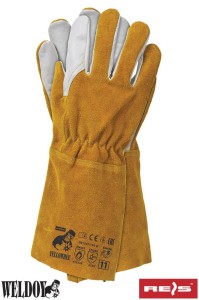 YELLOWBEE rękawice spawalnicze skórzane 12 par