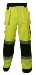 Spodnie BETA VWTC64-B, ostrzegawcze, seledyn