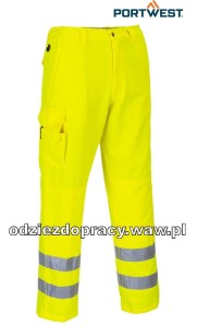 PORTWEST E046 spodnie robocze ostrzegawcze 4XL dla drogowców