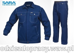 SARA BOSMAN polski wysokogatunkowy komplet roboczy bawełniany bluza i  spodnie
