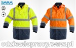 SARA DROGOWIEC kurtka robocza ocieplana ostrzegawcza wodoodporna