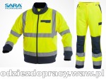 SARA DROGOWIEC polski komplet ostrzegawczy bluza i spodnie żólty