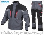 SARA EXPERT polski komplet roboczy bluza i spodnie do pasa