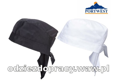 PORTWEST_S904_czapka_kucharska_z_siatką_po_bokach_bandana_szefa_kuchni_czepek.jpg