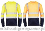Koszulka z długim rękawem Brixton Flash T-shirt ostrzegawczy 50/50 bawełny