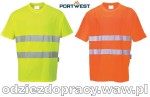 Koszulka PORTWEST S172 T-shirt ostrzegawczy z bawełną do 4XL
