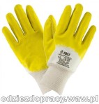 1011 rękawice robocze powlekane gumą