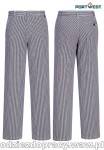 PORTWEST C075 spodnie kucharskie bawełniane Barnet