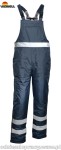 Ocieplane ogrodniczki robocze BETA VIZWELL VWJK113 granatowe z taśmą odblaskową