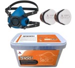 Zestaw SECURA 3100 LAK półmaska przeciwchemiczna z pochłaniaczami A1P2