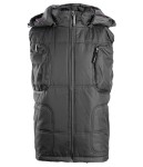 BENEFIT NEGRA bezrękawnik kamizelka ocieplana z kapturem do 4XL