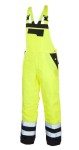 FLASH-BI ogrodniczki robocze ocieplane ostrzegawcze żółto-czarne