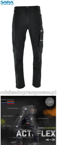 SARA_ACTIFLEX_spodnie do pasa_czarne_z_szarymi_wstawkami1.jpg