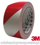 3M TASWIN33 CW taśma ostrzegawcza samoprzylepna biało-czerwona 5 cm rolka 33 m