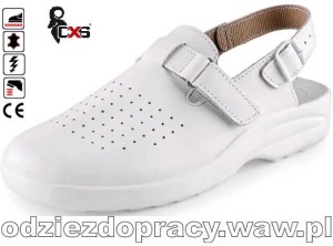 CXS klapki MIKA skórzane OB E A SRC antypoślizgowe