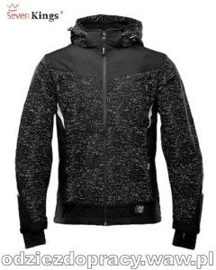 SEVEN KINGS CROSS softshell bluza z kapturem 