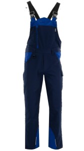 SARA STERNIK NEW spodnie ogrodniczki robocze granatowe