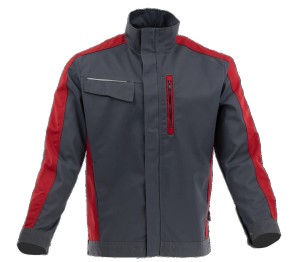 SARA STERNIK NEW bluza robocza szaro czerwona