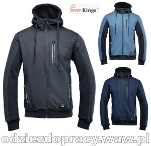 PRO bluza męska dzianinowa z kapturem 310g SEVEN KINGS