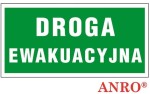 Znak BHP ewakuacyjny, droga ewakuacyjna, PCV 