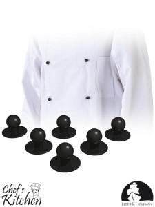 LH-BUTTON guziki do bluzy kucharskiej, różne kolory