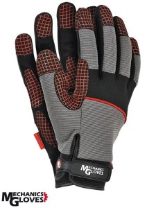 RMC-AQUILA SBC rękawice robocze wykonane ze skóry syntetycznej połączonej z tkaniną