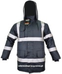 F-BLUE kurtka robocza ocieplana z taśmą odblaskową