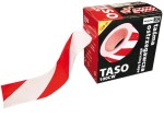 TASO100 taśma ostrzegawcza dwustronna biało-czerwona 5 cm rolka 100 m