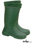 Kalosze BLGRENLANDER lekkie zielone EVA z wyjmowanym ocieplaczem
