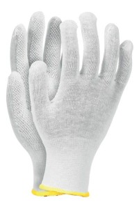 RMICRONCOT rękawice robocze bawełniane z jednostronnym mikronakropieniem