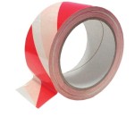 TASO-SP33 CW taśma ostrzegawcza samoprzylepna biało-czerwona 5 cm, rolka 33 m