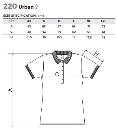 220 koszulka polo damska