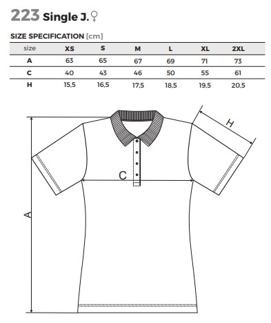 223 koszulka polo damska