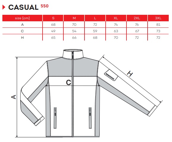 Adler 550 bluza dzianinowo softshellowa